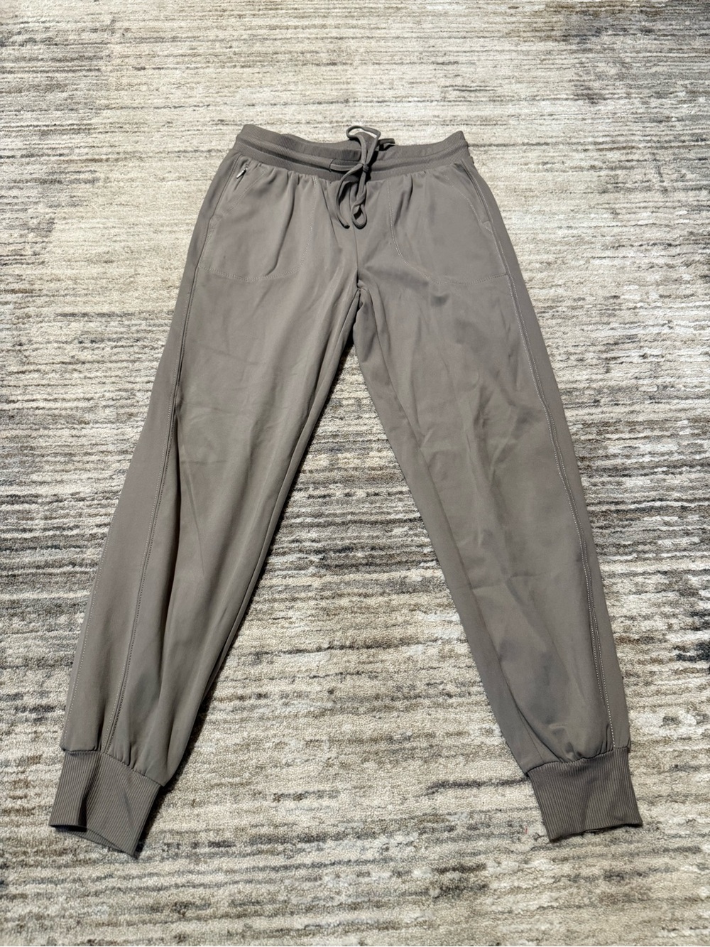 Rachel Zoe Taupe Drawstring Jogger Pants